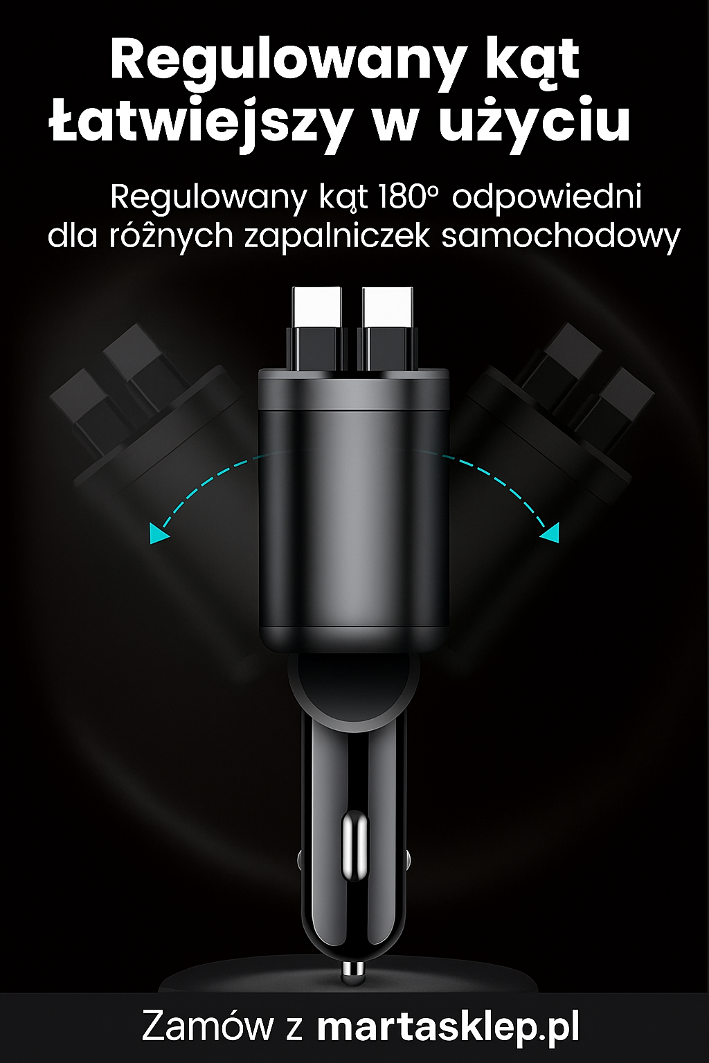 Szybka ładowarka samochodowa