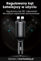 Szybka ładowarka samochodowa