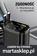 Szybka ładowarka samochodowa