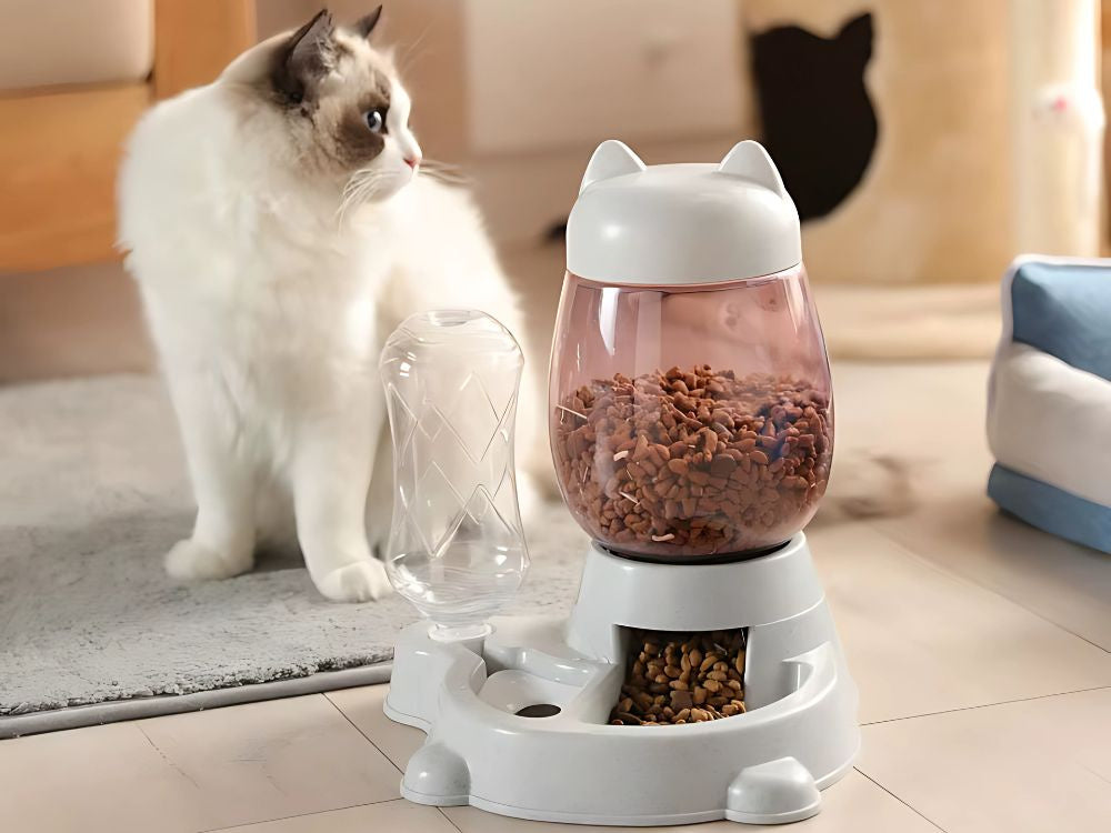Podajnik karmy i wody dla psa kota automatyczny